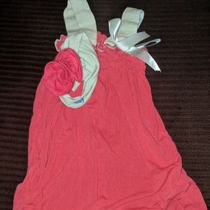 Kickee romper and headband 6-12 prickly pear